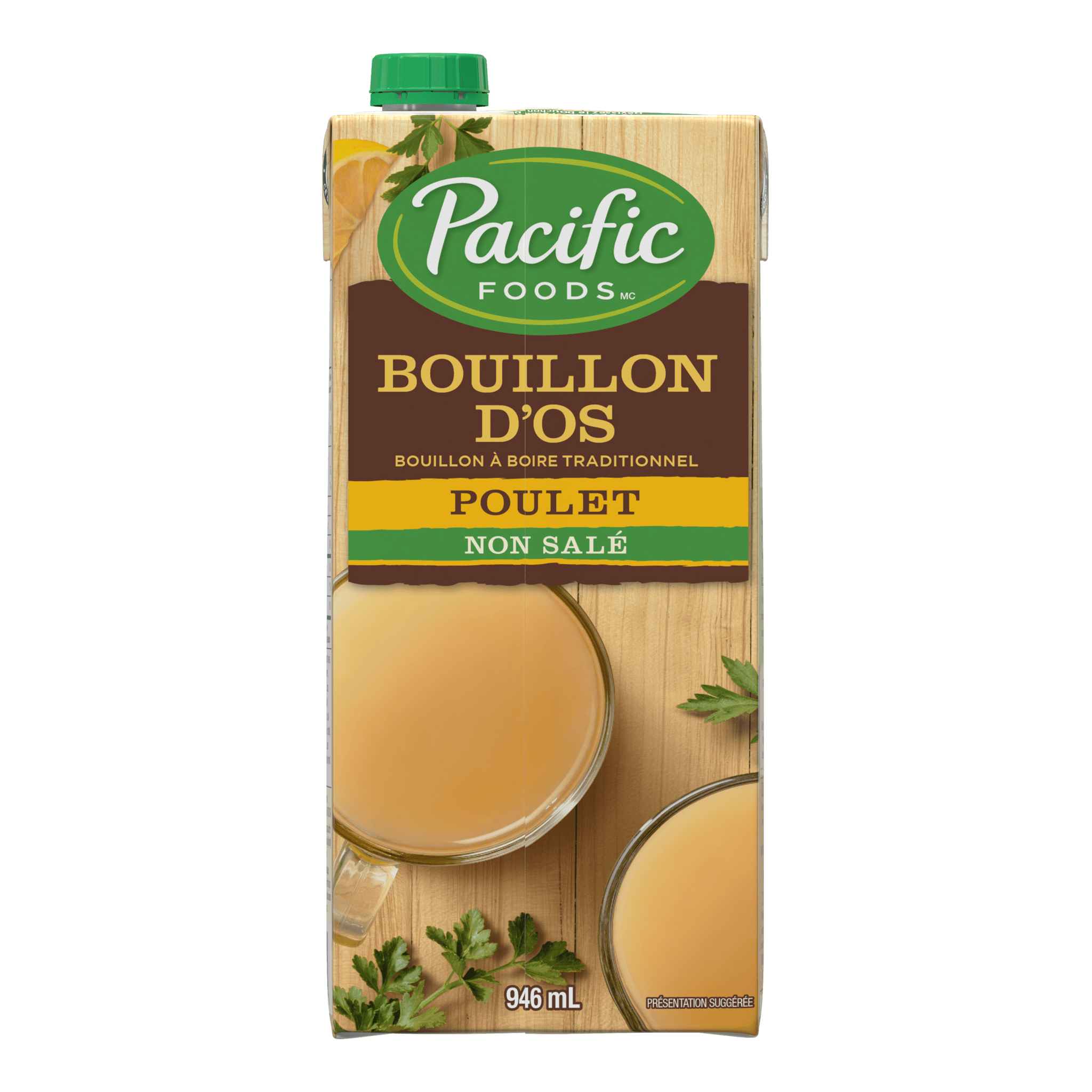 Bouillon d’os de poulet non salé Pacific Foods Canada