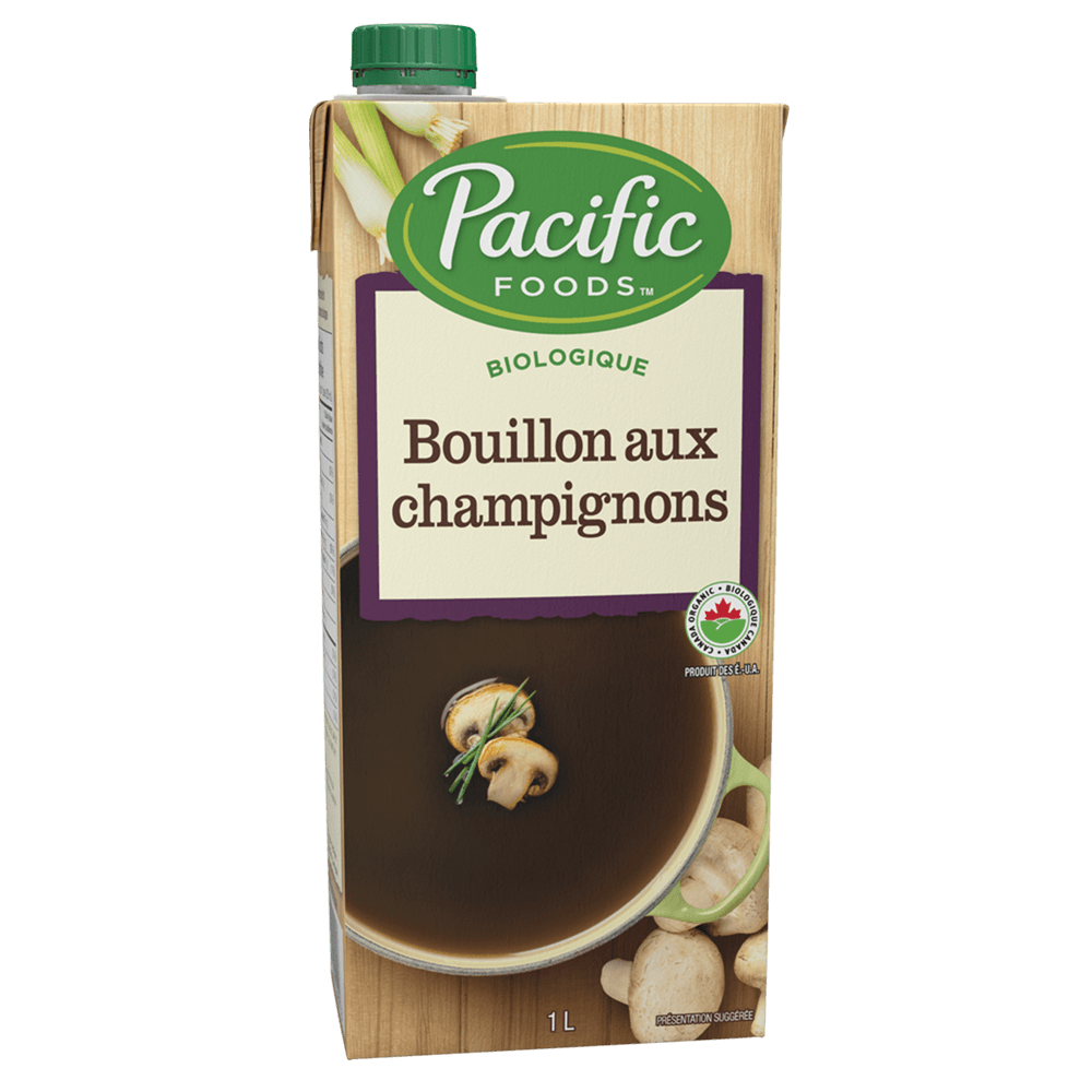 Bouillon de champignons biologique