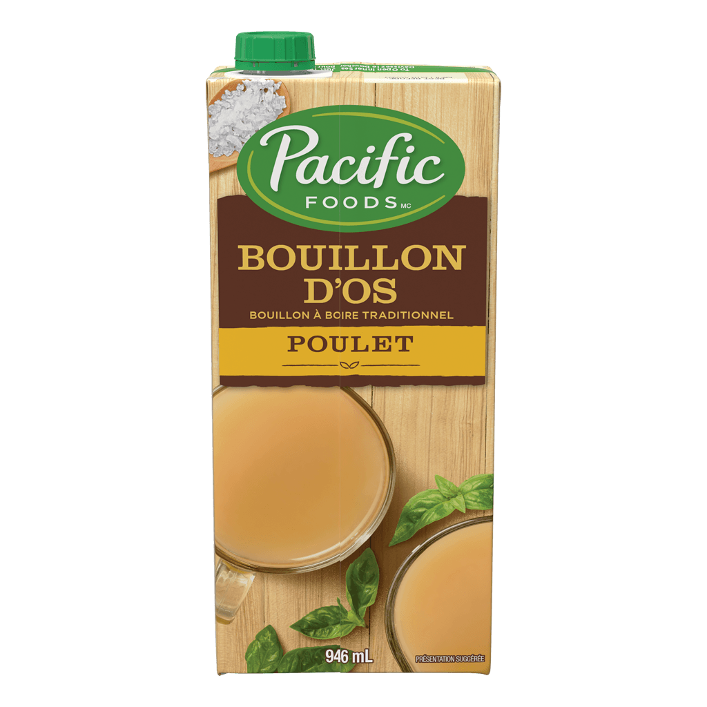 Bouillon d'os de poulet