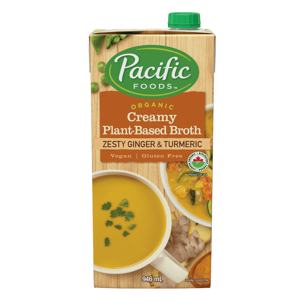 Pacific Foods Creamy Plant-Based Broth Ginger and Turmeric