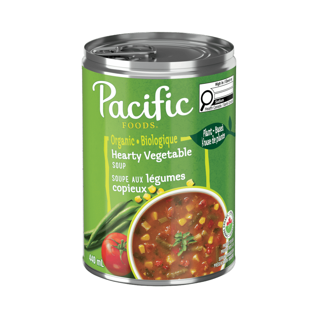 Pacific Foods Organic Hearty Vegetable Soup can