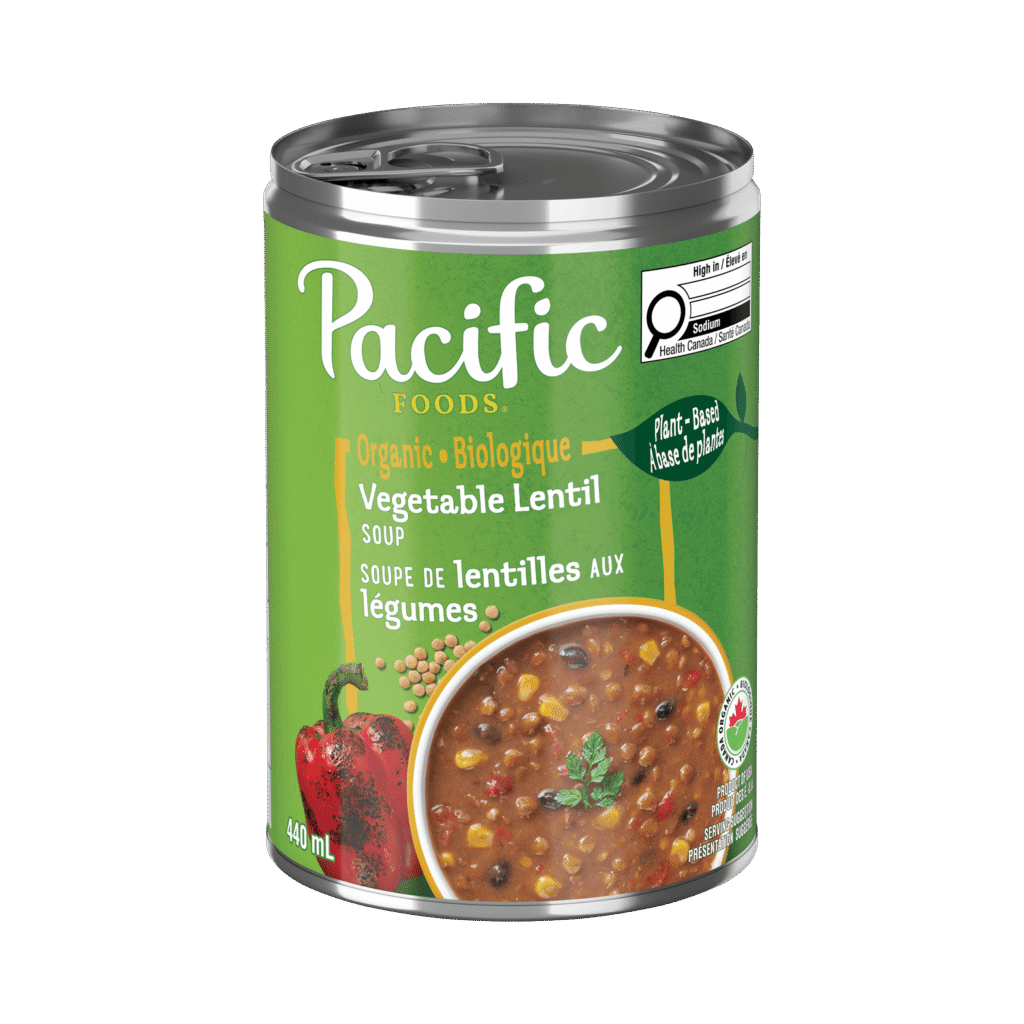 Pacific Foods Vegetable Lentil Soup Can